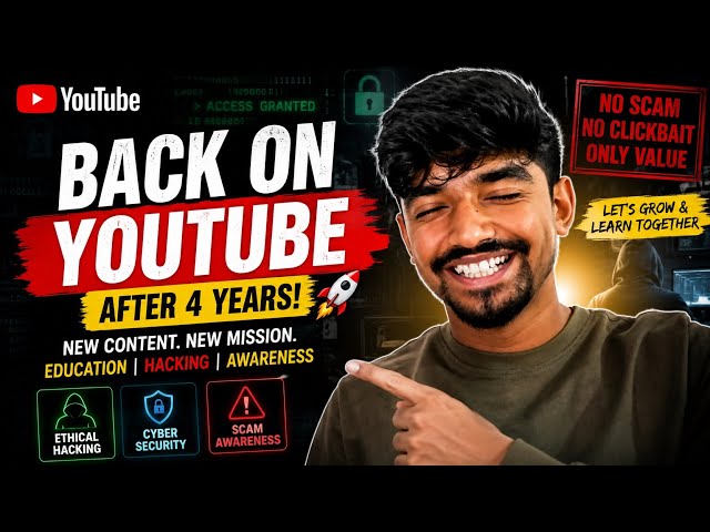 I'm Back on YouTube After 4 Years! | Educational Content Starts Now 🚀