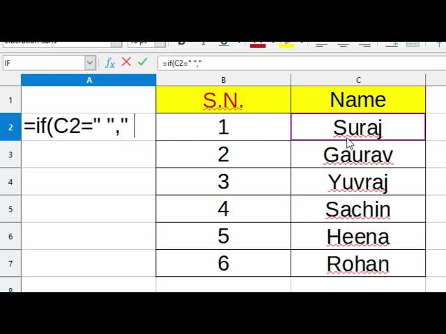 Use if and max together in Libre calc@COMPUTEREXCELSOLUTION