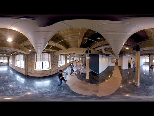 CARNEVALE Studio Remodel Timelapse in 360º