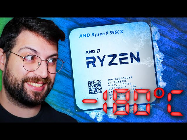 LIQUID NITROGEN vs RYZEN 5950X (16 cores!) EXTREME Overclocking!
