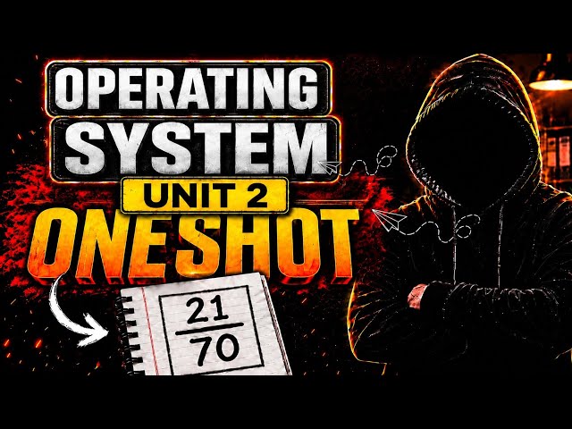 Operating System Unit 2 One Shot 🔥📝 | File Organization 4th Semester | RGPV B.Tech 