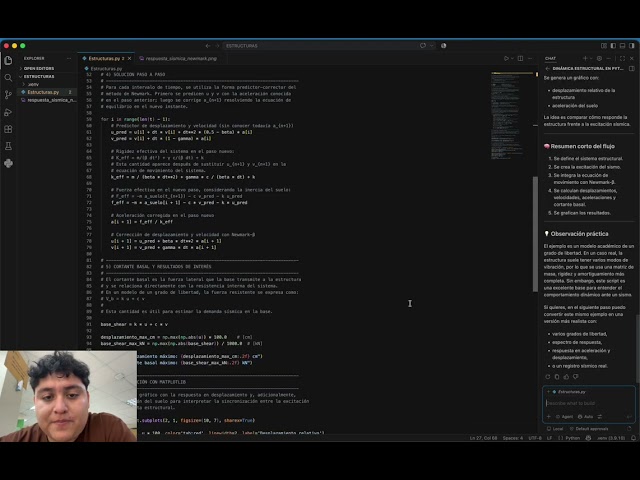 Aplicación Web con IA y Python para Ingeniería Civil | Análisis Sísmico Estructural