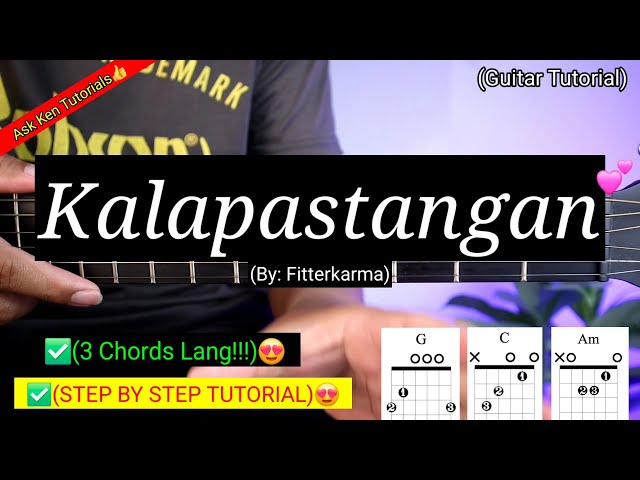 Kalapastangan Guitar Tutorial | Fitterkarma Easy Chords with Lyrics #shopeetagtowin