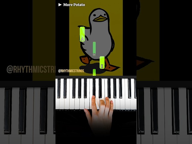 More Potato | Easy Piano Tutorial #shorts