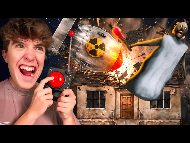 I BLOW UP GRANNY'S HOUSE WITH A NUKES | Granny Arrival