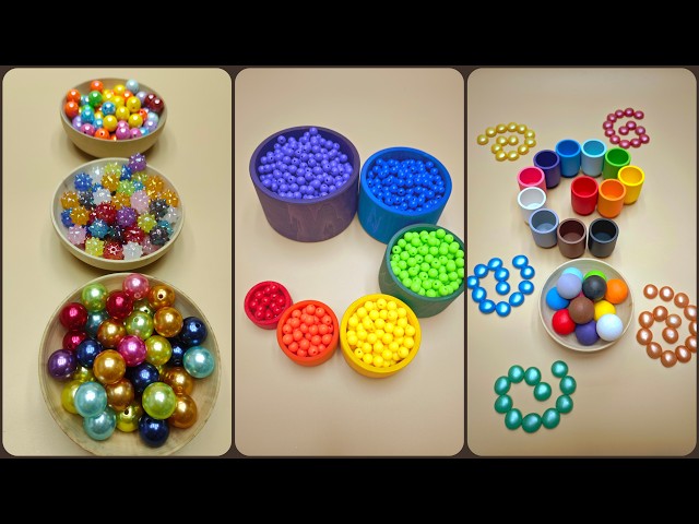 Satisfying Reverse Video | Xylophone, Balls, Pearls, Bead Tower, Marble Run