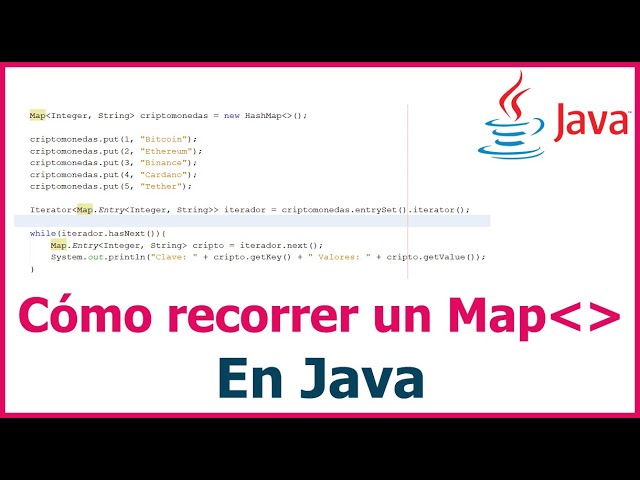 Formas de recorrer un Map en Java - fácil y sencillo