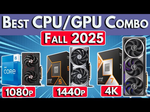 🛑STOP🛑 Buying Bad Combos! Best CPU and GPU Combo 2025 (Fall)