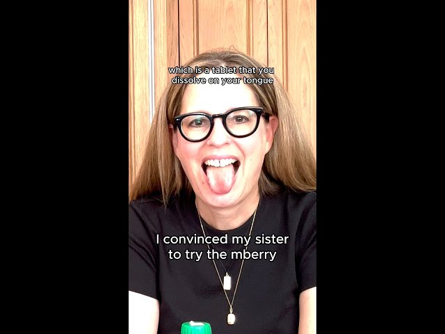 I convinced my sister to try the M-Berry