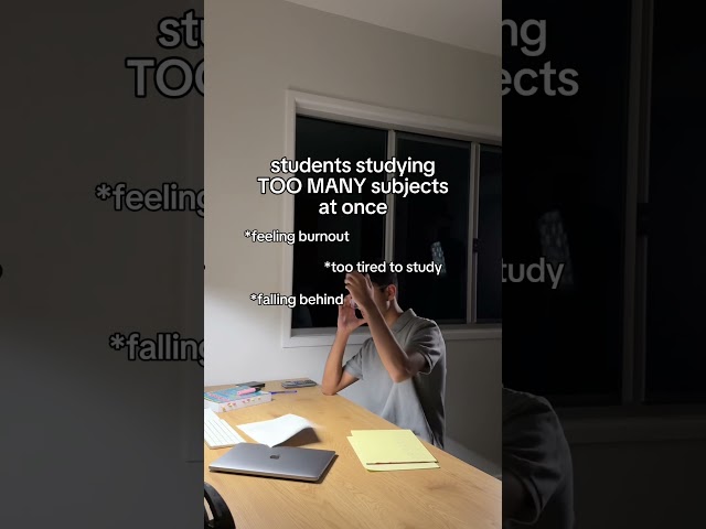 🫣 STOP burnout with these 4 tips to ace EVERY exam (read comments)