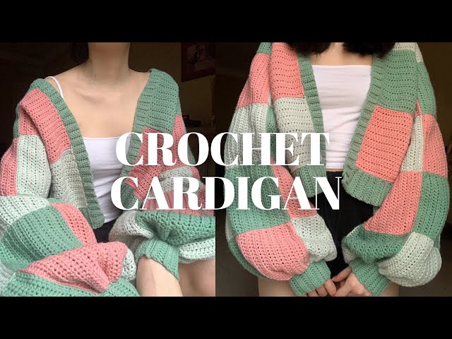 CROCHET PATCHWORK CARDIGAN | Harry Styles cardigan inspired