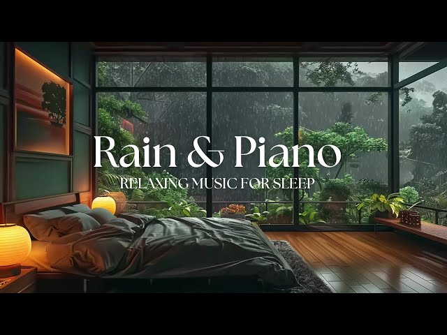 Calming Rain & Soft Piano Music | Relaxing Music Before Sleep- Meditation Music #music #music