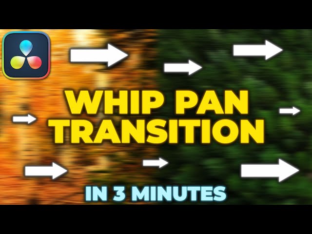 Seamless Whip Pan Transition Tutorial in Davinci Resolve | Davinci Resolve Tutorial