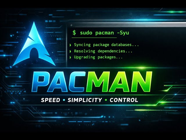 Pacman Explained: The Powerful Package Manager Behind Arch Linux | Speed, Simplicity, and Control