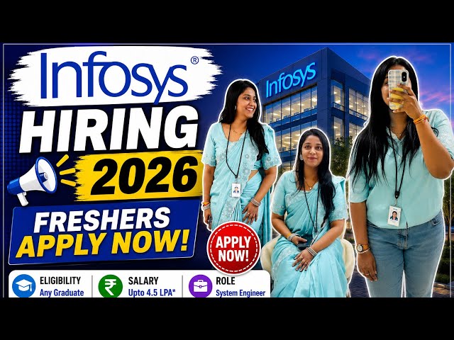 Infosys Hiring Freshers | Freshers Job opportunities | 2026 Batch openings 