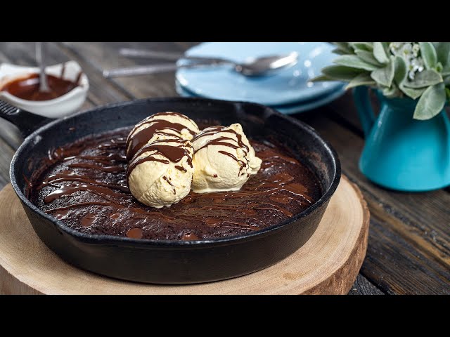 Easy (Cast Iron) Skillet Brownie