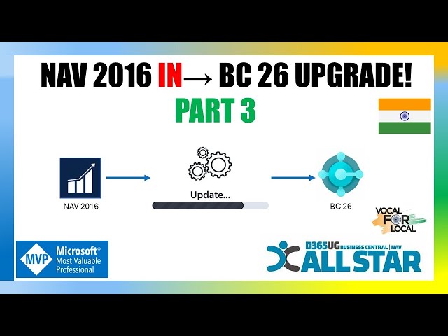 Data Upgrade NAV 2016 ➡️ BC 26 IN | India Localization | Ultimate Guide (Part 3)