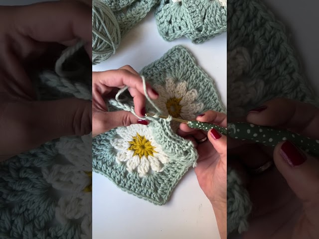 Cómo unir Granny squares a crochet / Tutorial tejido crochet