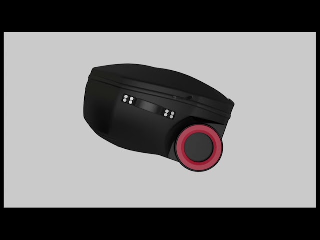 Flyroll - Handpan Trolley 3D view . Hardcase Technologies Handpan Bag Maker