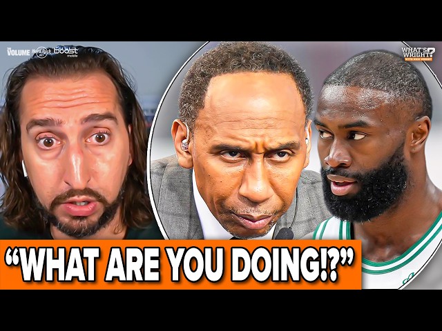 Nick Wright LIGHTS UP Stephen A. Smith for Jaylen Brown THREAT