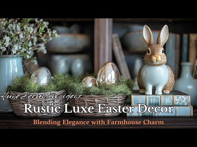 Rustic Luxe Easter Decor Ideas 2025: Elegant Farmhouse Inspiration for Spring