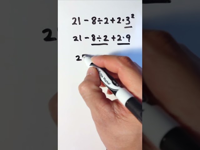 Order of operations pt 3 #maths #6th #orderofoperations #pemdas #math