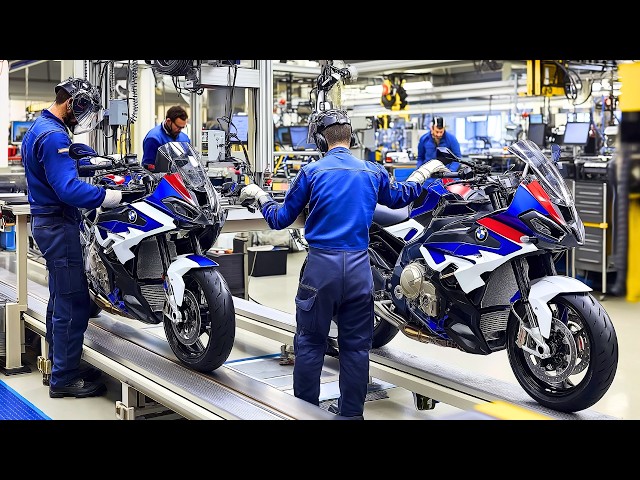 How BMW Motorbikes Are Made!