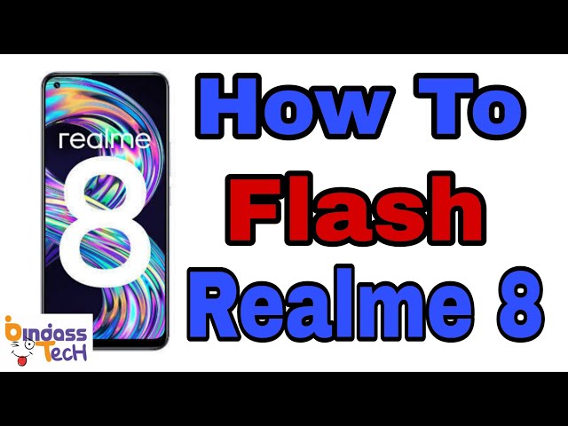 How to Flash Realme 8 Device with SP Flashtool without bootloader unlock  | RMX3085