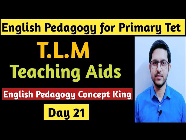 TLM | Teaching Aids | English Pedagogy for Primary Tet 2023 |