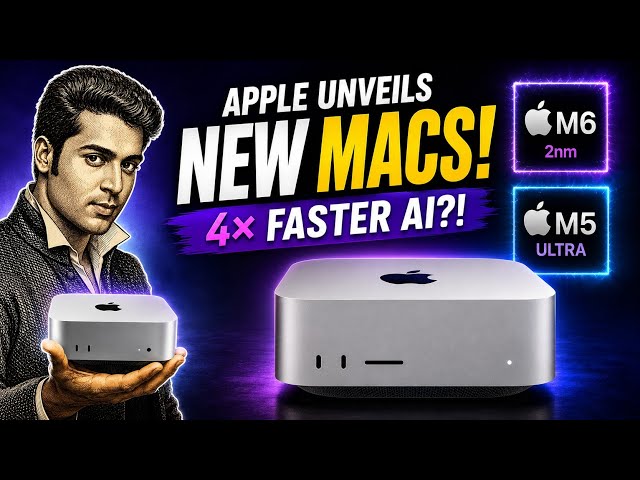 Apple Launches New Mac Mini & Mac Studio! 🚀 M6, M5 Pro, M5 Max & M5 Ultra Explained