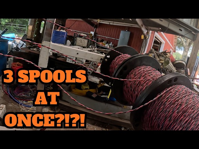 3 Spools at Once!!!??? 1000LBS of Copper in One Weekend!!!