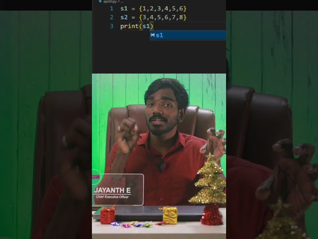 Learn Python in a minute Epi - 33 | Set Functions #python #pythontamil #Pythonsets #pythontutorial