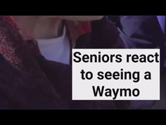 San Diego seniors react after seeing Waymo for the first time
