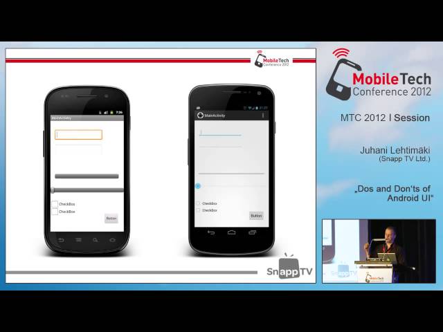 Android UI Patterns and Anti-Patterns