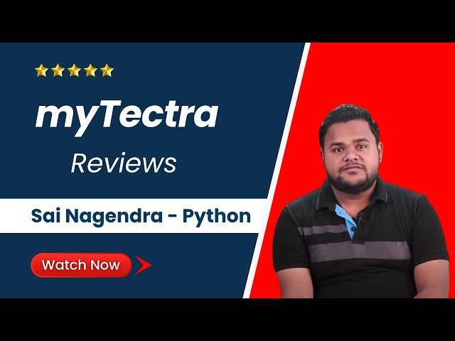 myTectra Reviews | myTectra Python Training Review | Python Certification Online Training | myTectra