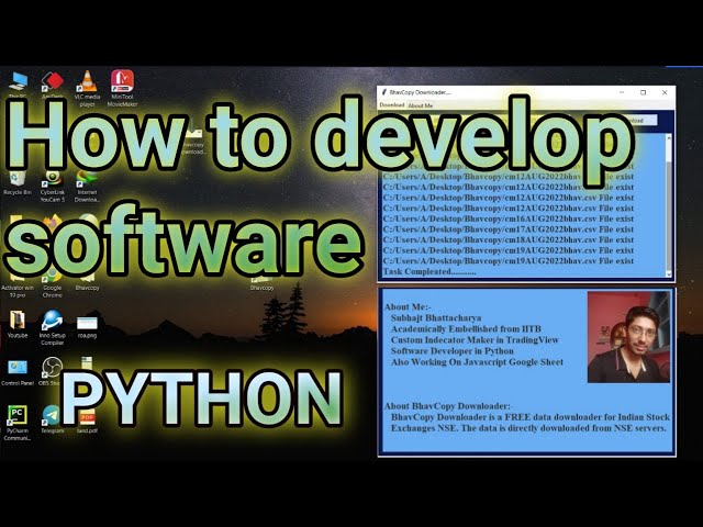 How to develop Software using Python Part 1 | Python | #Stock Data Analysis