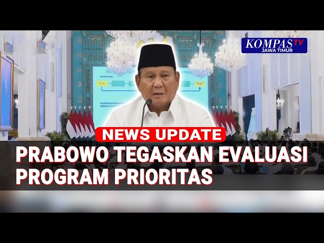 President Prabowo Emphasizes Priority Program Evaluation, Admits Free Nutritious Meal Program Sti...