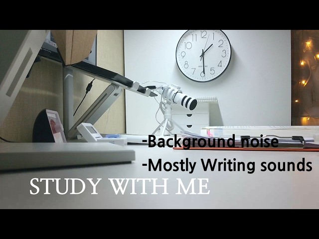 📚Working on Study Notes | Pen ASMR | Review | 1-HOUR STUDY WITH ME | 自習勉強会