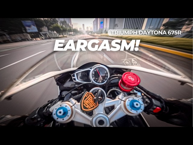 3-CYLINDER SPORTBIKE ‼️ - TRIUMPH DAYTONA 675R 🔥