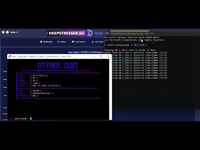 Duskc2 vs 100gig dstat (tel in bio)