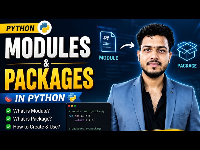 Python Modules Explained in One Video | Module in Python with Example