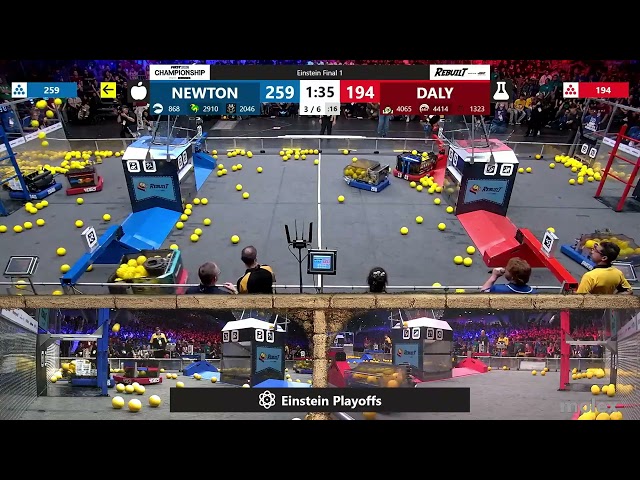 Einstein Final 1 - FIRST Championship - FIRST Robotics Competition