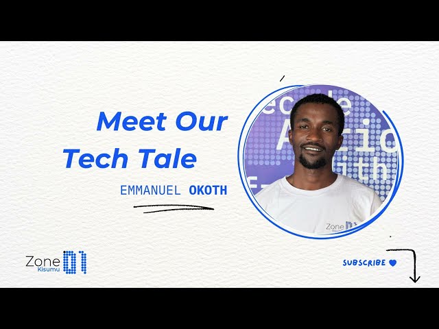 Meet Emmanuel Okoth, Fullstack Developer @Zone01Kisumu