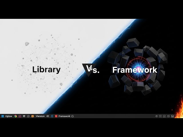 Library vs. Framework Explained Simply: The Inversion of Control Secret