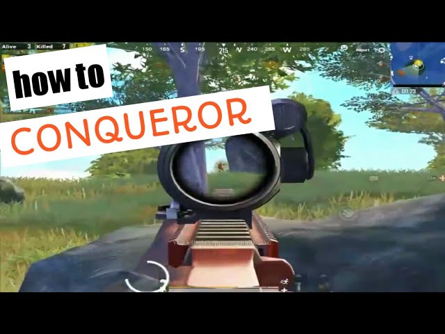 PUBG - how to become a CONQUEROR fast!