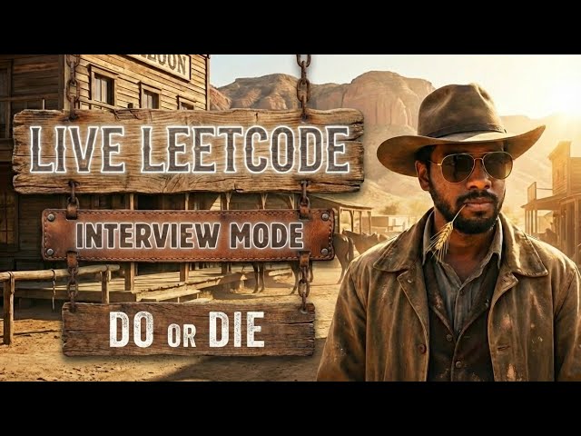 [DAY-35] Live LeetCode | Interview mode | DSA | SQL | DO or DIE