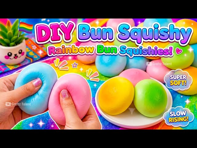 How to make viral bread squishy No Cotton & Sponge / Paper craft/ Easy craft ideas/ DIY project/ art