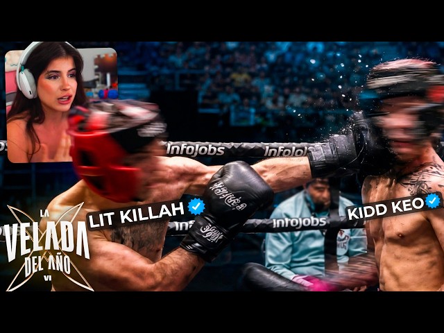 Abby REACCIONA a LIT KILLAH vs KIDD KEO 🥊La Velada del año VI