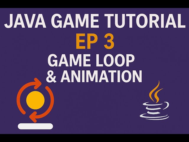 Java Game Tutorial Ep.3 — Game Loop & Animation (NetBeans)