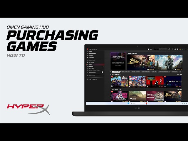 OMEN Gaming Hub - Purchasing Games Support Video | HP Support